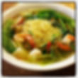 Seafood Soup with yellow noodle